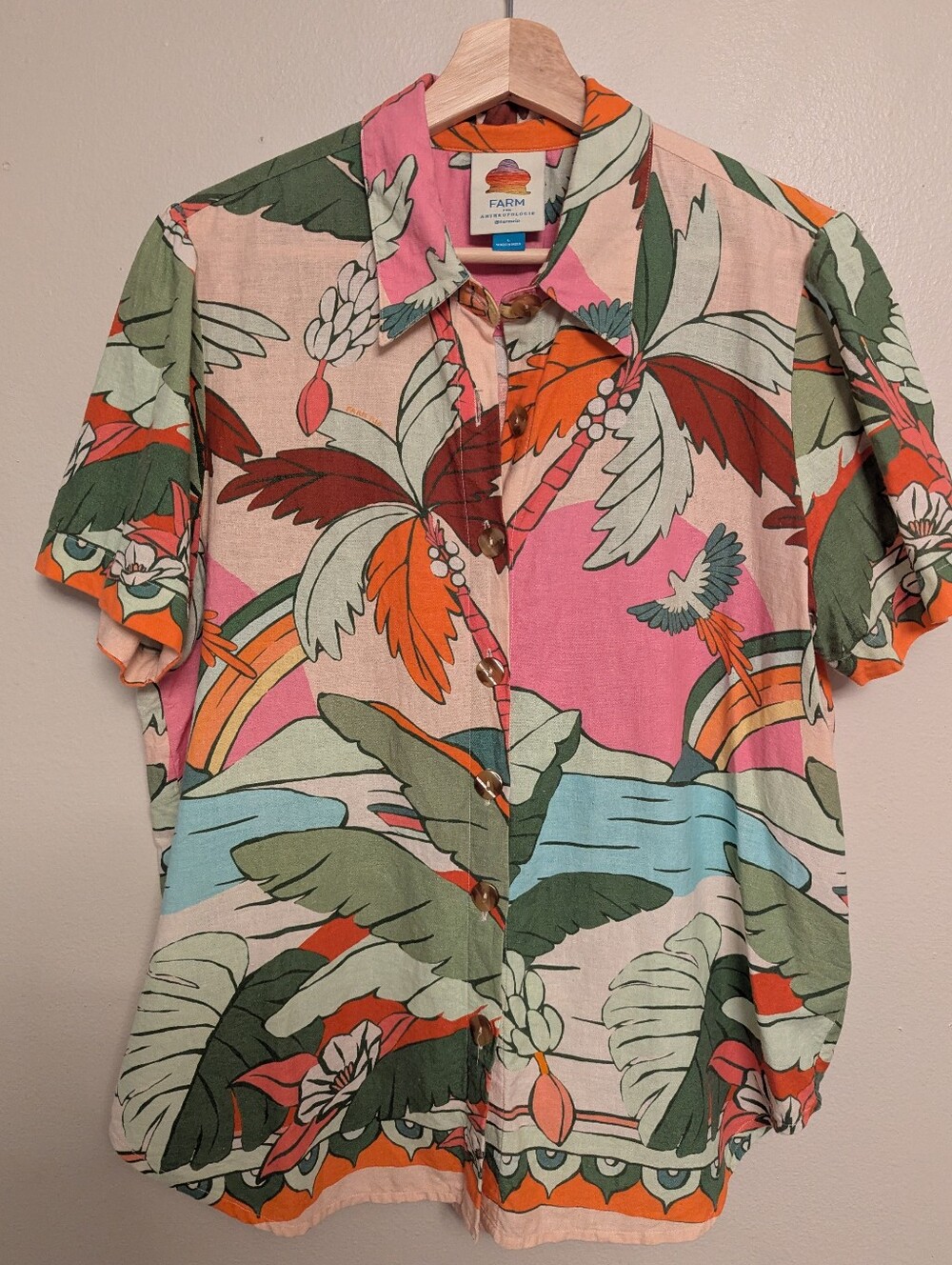 Anthropologie x FARM Rio Surf Button-down - Picture 5 of 12